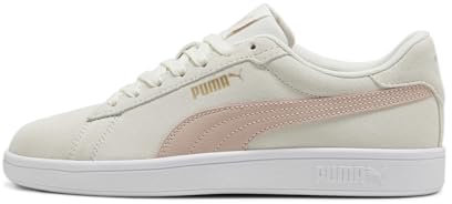 PUMA Unisex Smash 3.0 Sneaker, Warm White-Rose Quartz White, 37.5 EU