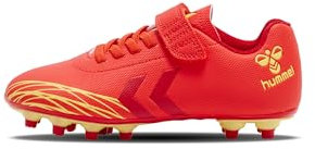 hummel Top Star F.G. J.R. Chaussure de Foot, Haute Rouge, 33 EU