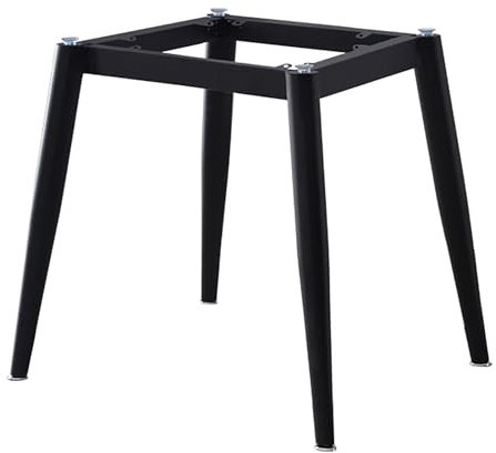 Pieds de table, cadre de table, pieds de table basse en métal, base de bureau pour verre marbré, pieds de meubles pour la maison, cuisine, bureau de bricolage, avec protection de sol réglable ( Color