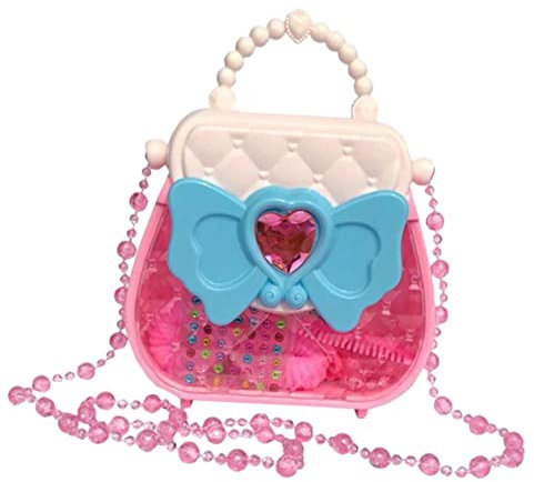 ibasenice 1satz Junge Mädchen Schminkset Für Mädchen Simuliertes Make-up Spielzeug Mit Tragetasche Für Geburtstage Und Weihnachten Fördert Kreativität Und Fantasie Sicher Und Langlebig