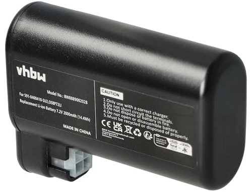 vhbw 1x Akku Ersatz für Electrolux OSBP72LI25 | 405537959/0, 4060001007 für Saugroboter (2000 mAh, 7,2 V, Li-Ion)