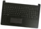 Teclado de Computadora Portátil Compatible para HP Pavilion 15-BS 15-BW 15T-BR 15T-BS 15Z-BW 250 G6 255 G6 256 G6 TPN-C129 TPN-C130 Español Funda de Palma Carcasa Negro
