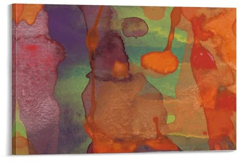 Gerhard Richter Poster Ohne Titel von Gerhard Richter, Leinwandbild, Wandkunst, Wohnzimmer, Poster, Gemälde, 20 x 30 cm