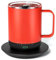 Rabing S3 Pro Temperature Control Smart Mug with Lid, Coffee Mug Warmer with Mug for Desk Home Office, App Controlled Heated Coffee Cup, Self Heating Coffee Mug 14 oz, Electric Mug - Red