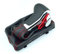 Automatischer Schaltknauf passend für Audi A6 C6 A3 8P A4 B8 A5 Q5 2009 2010 2011 2012 2013 2014 Schaltknaufmanschette (Farbbezeichnung: rote Linie, grau)
