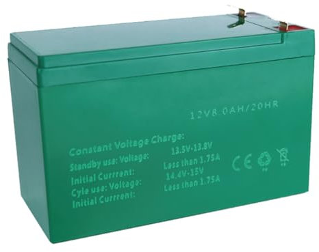 FREEDOH Batería de Litio de 12 V, 8 Ah, 10 Ah, 12 Ah y 14 Ah, Recargable, 12 voltios, Adecuada para pulverizador eléctrico, Bomba de Agua, luz Solar con BMS.,12v10ah