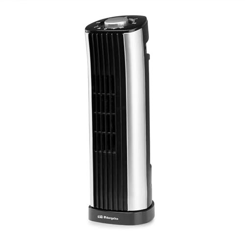 Orbegozo Ventilador de Torre TM 0920 30W Silencioso 3 Velocidades Oscilante 35cm