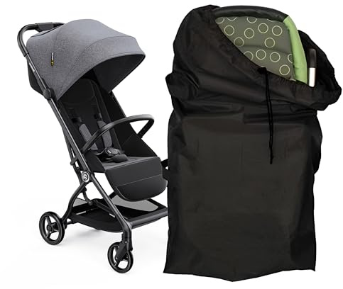 Transporttasche für Kinderwagen, Buggy Tasche Flugzeug 114x39x30cm(Schwarz) | Kinderwagen Tasche für Flugzeug Reisen, Kinderwagen Transporttasche Flugzeug für Buggy und Kinderwagen