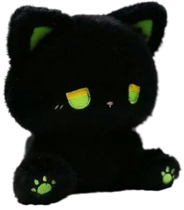 Bwuikim Cartoon Sitzhaltungen, Katzen Plüschtier, weiche Stoffpuppe für Kinder, Geburtstagsgeschenk und Zuhause, Büro, Schreibtisch, Dekoration, Kinder Plüschbegleiter