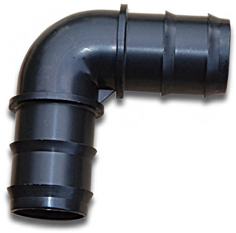 Winkel Ø38mm 90° Schlauchverbinder Schlauchtülle für Schlauch Ø 38mm - z.b. für Pool Teich Garten