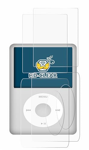 BROTECT (2 Stück Schutzfolie für Apple iPod Classic (Display+Rückseite, 5.5 Gen.) Displayschutz Folie Ultra-Klar