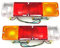 Sparepartseller Suzuki Rückleuchten-Set für links und rechts, Rot/Gelb, für Suzuki Samurai SJ 410, 413 (1986-1995)