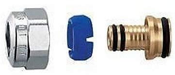 Caleffi 679025 darcal Empalme tubos multicapa, 16 x 2,25, cromo