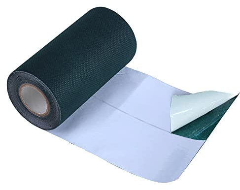 Artificial Grass Joining Tape, Centre Peel Off Fake Grass Self Adhesive Lawn Tape Seaming Tape for Connecting 2 Pieces Turf Carpet, 15cm x 5m