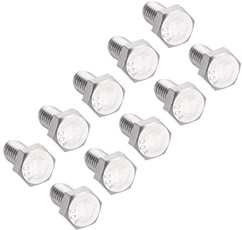 sourcing map 10Stk. Sechskant Schraube 304 Edelstahl Schrauben Befestigung 5/16-18x5/8 DE de