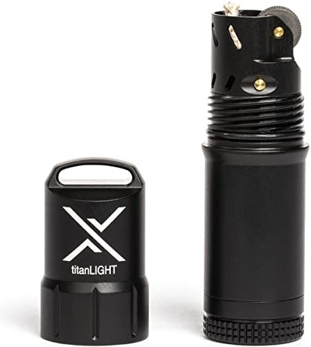 Exotac ET5500BLK titanLIGHT - Encendedor recargable, color negro