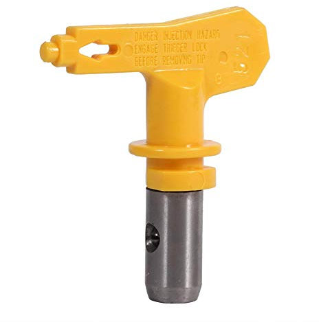 Haofy Airless Düse, Airless Farbspritzpistole TIPP Spritzpistole Düse, Reversibel Luftlos Spritzpistolendüsen für Latexfarben, Rostschutzfarben und Dispersionen, Gelbe, 521