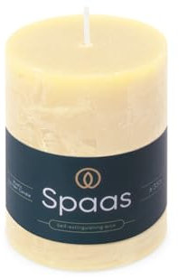 Spaas Rustikale Stumpenkerze 70/95 mm 35St. - elfenbein