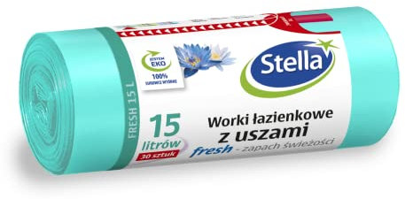 Stella Henkelbeutel FRESH - mit frischem Duft 15L 30St