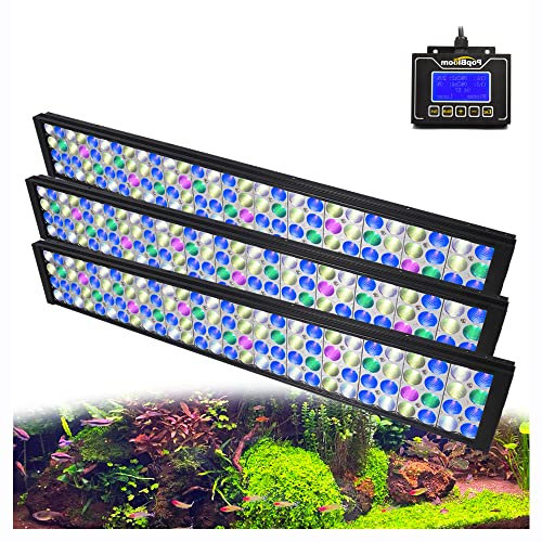 PopBloom led aquarium beleuchtung süßwasser pflanze mondlicht aquarium vollspektrum led aquarium beleuchtung süßwasser aquarium beleuchtung für 250-290 cm Becken