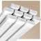 Anten 10 x LED Feuchtraumleuchte 150cm | 45W Feuchtraumlampe | Neutralweiß 4000K 4950LM Werkstattlampe | IP65 Wasserfest Wannenleuchte | Wasserdicht Kellerleuchte für Büros Keller Werkstätten Garage