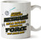Mugffins Tasses pour RETRAITÉ - En Français - Cadeau original pour RETRAITÉ homme - Meilleur de Galaxie Quand Force Avec Moi - 11 oz / 330 ml