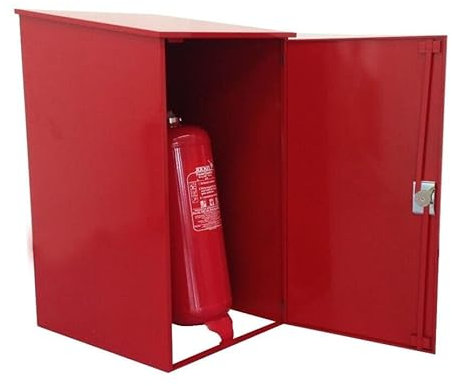 Schutzschrank Schrank für fahrbare 50kg Feuerlöscher 700 x 1.200/1.300 x 800 mm