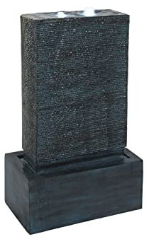 DKD Home Decor Fuente de jardín de la Marca, Color Multicolor, de Resina (53 x 29 x 83 centímetros)