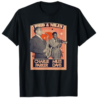 Miles Davis Charlie Parker und Miles Davis T-Shirt