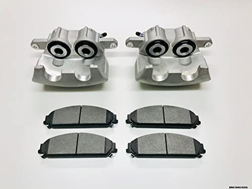 2 x Brake Caliper & Pads Compatible with Chrysler 300C 3.0CRD 2005-2019 BRK/300C/025A 345MM