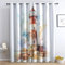 QEODAH Vorhänge Leuchtturm Nautisch Maritim Gardinen mit Ösen, Vorhang Blickdicht, Verdunklungsvorhänge, Schlafzimmer Wohnzimmer & Kinderzimmer Deko, Blackout Curtain 2er Set H 137 x B 117 cm