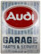 Nostalgic-Art Retro Blechschild, 30 x 40 cm, Audi – Garage – Geschenk-Idee für Audi-Zubehör Fans, Original Lizenzprodukt (OLP), aus Metall, Vintage Design, Blechschilder Sprüche