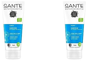 Sante Naturkosmetik Naturkosmetik Family Handcreme Bio-Calendula & Bio-Aloe Vera (Packung mit 2)