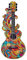 Blumuze Holzpuzzle Erwachsene 200 Stück, Gitarre Holz Puzzle, Holzpuzzle Einzigartige Tierform Puzzleteile, Puzzle aus Tierteilen, Puzzle Holz Erwachsene mit Geschenkbox aus Holz (L-17.7 * 41.2cm)