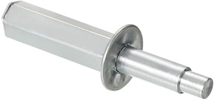 uxcell Bifold Door Hardware, Bi-Fold Door Top Pivot C, Bifold Closet Door Hardware Repair Part Kit for Sliding Wardrobe Doors Folding Door, Silver