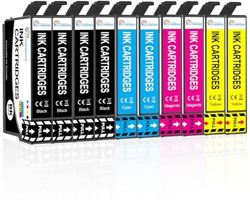 Clywenss 10-Pack Kompatibel 405XL Druckerpatronen mit Epson 405 XL Patronen