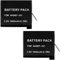 Swark Batería de repuesto para cámara de 1600 mAh AHDBT-401,335-06532-000 para GoPro Hero4, Hero 4+ (Hero 4 Plus), batería adicional 【Dos pilas】