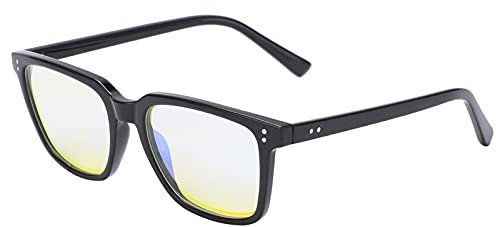 Farbblinde Korrekturbrille, Harzplatte Rot Grün Farbblindbrille Verbessert Farbe UV400 TR90 Vollrand Farbblindbrille für Kinder und Männer
