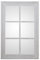 Alexandra House Living Espejo de Pared Blanco Madera Desgastado Ventana 5 x 101 x 65 cm