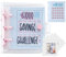 Budget Planner Deutsch Budget Planer Geld Organizer, 1000 Euro Mini Binder Spar Challenge mit Geldumschlägen Einfach Und Spielerisch Geld Sparen Challenge