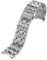 SYFCSEW Kompatibel mit Tissot 1853 Kutu Series T035 Precision Steel Uhrenarmband T035627A gebogenes Ende T035210A Stahlarmband Wen Women Arc Uhrenarmband(24mm T03627A)