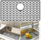 POPUBBY Tapis Evier Cuisine Silicone, 66 X 35cm Protege Evier Cuisine Protection Fond Évier Antidérapant Tapis de Protege D'Évier Réglables, Résistant À La Chaleur Et Antidérapant