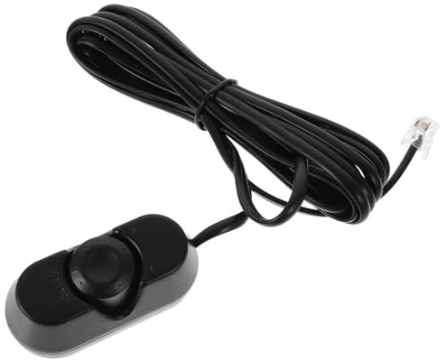 Cabilock Automotive Subwoofer Volume Control Knob Power Amplifier Controller Inline Bass Remote Volume Adjuster Automotive Accessory for Car Audio