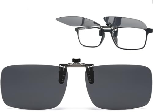 Jiaanle Sonnenbrillen Aufsatz Brille - Clip on Sonnenbrille zum Autofahren Herren & Damen