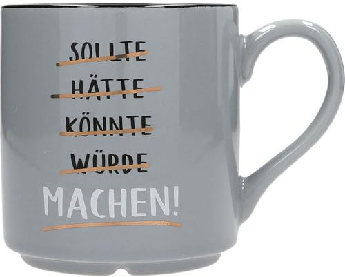 Depesche 0013594-007 Lieblingsbecher Motiv Nr. 7, Henkeltasse mit Spruch, 300 ml, aus Porzellan, teilweise mit Goldfolie und Innendruck