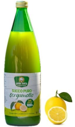 Succo di Bergamotto 1L Puro 100% – Box Giù in Calabria: Gusto e Benessere Spina Santa