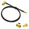 Eightwood DAB+ Antenne Adapter SMA Stecker auf SMB Adapter SMA Kabel RG174 50cm 1.6ft DAB Antenne Kabel für Blaupunkt Beat TechniSat Pioneer Sony Alpine MEHRWEG