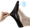 JARSEEN 4Pares Calcetines Invisibles Mujer Malla de Aliento Cortos Nylon Algodón Calcetines Con Silicona Antideslizante (4Negro, EU 35-38.5)