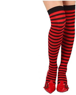 ATOSA collant rouge rayé adulte