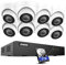 ANNKE H500 3K PoE Überwachungskamera Set Outdoor, 8 X 3K PoE IP Kamera mit Mic Aussen, 8CH H.265+ NVR mit 2TB Festplatte, KI Person-/Fahrzeugerkennung, IP67 Wettewfest, 30 Nachtsicht, Fernzugriff